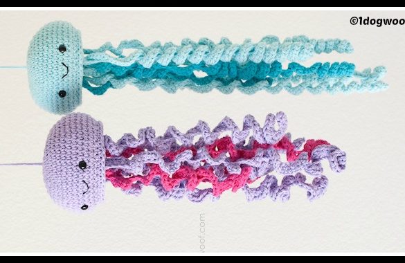 DIY Crochet Jellyfish Hangers Tutorial