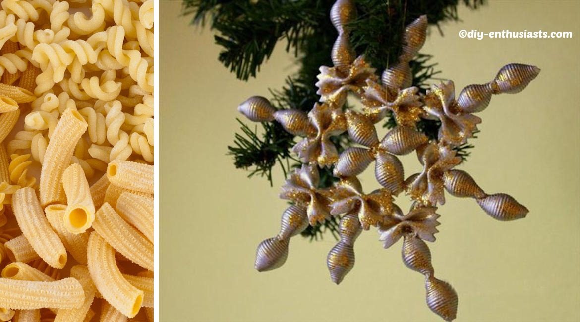 Pastas Christmas Tree Ornaments