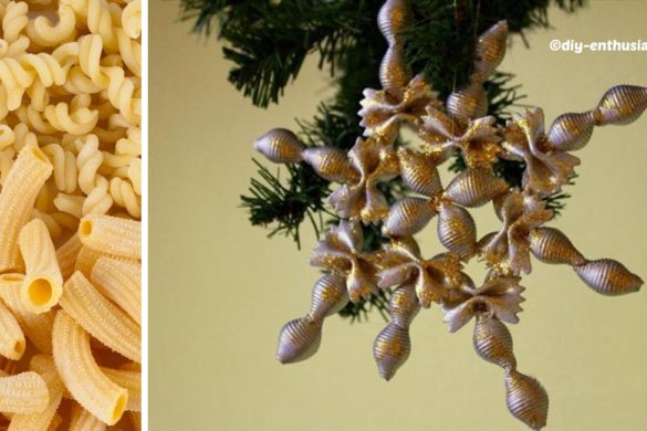 Pastas Christmas Tree Ornaments