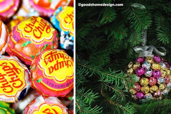 DIY Christmas Chupa Chups Decoration