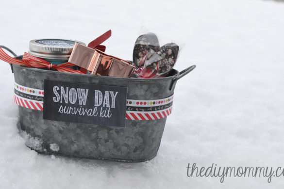 DIY Christmas Snow Day Survival Kit Tutorial