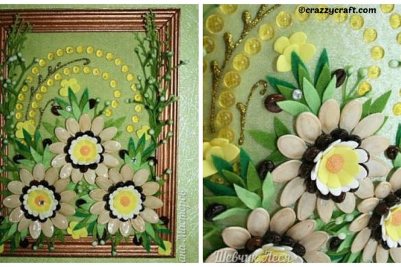 DIY Flowers Picture Gift Tutorial