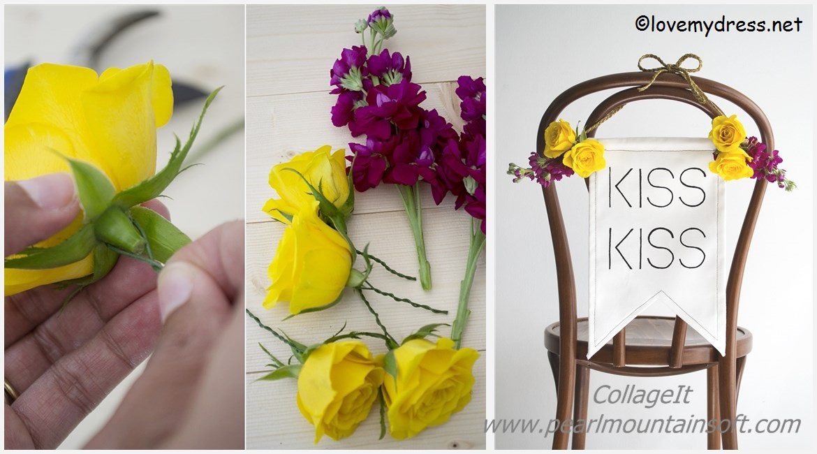 Kiss Wedding Chair DIY Tutorial