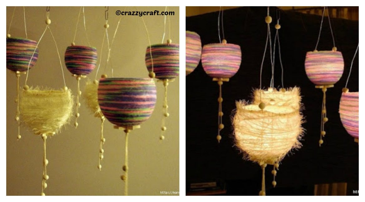 DIY Thread Lanterns Tutorial