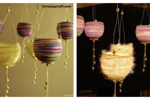 DIY Thread Lanterns Tutorial