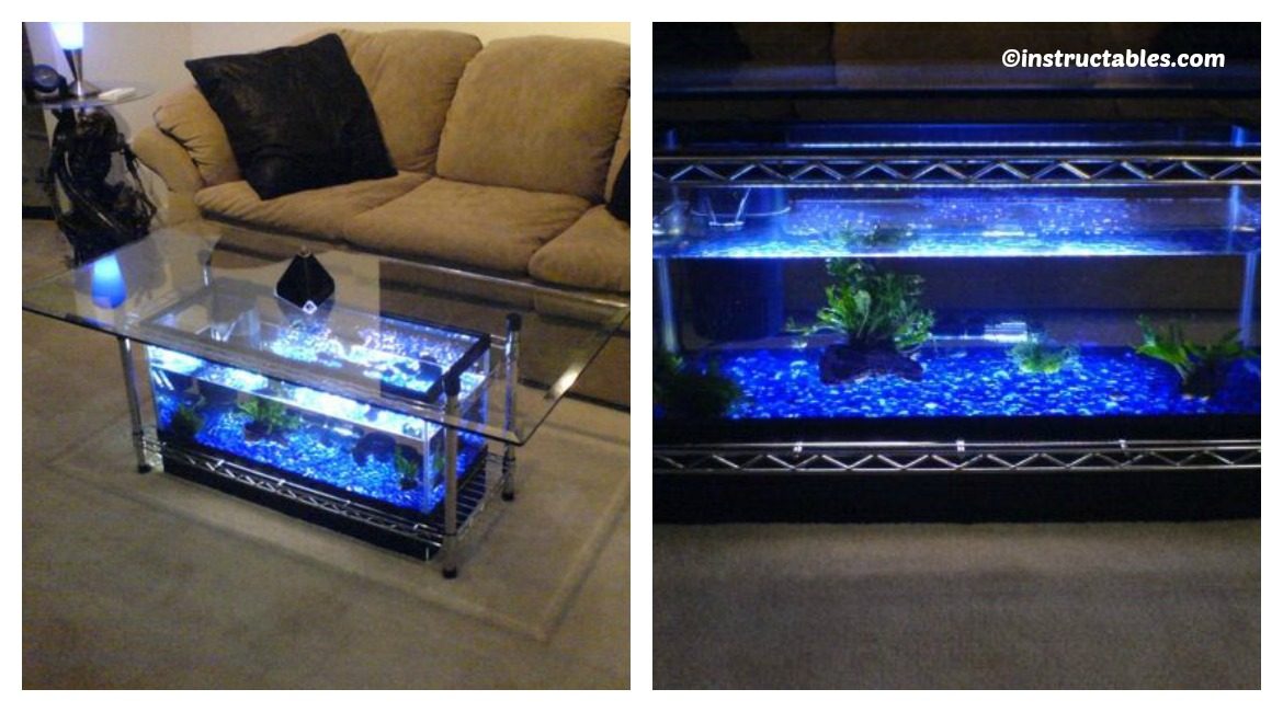 DIY Aquarium Coffee Table Tutorial