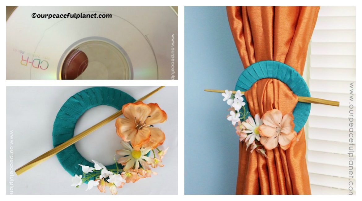 DIY CD Holder Curtain Tutorial