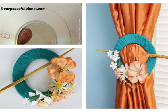 DIY CD Holder Curtain Tutorial