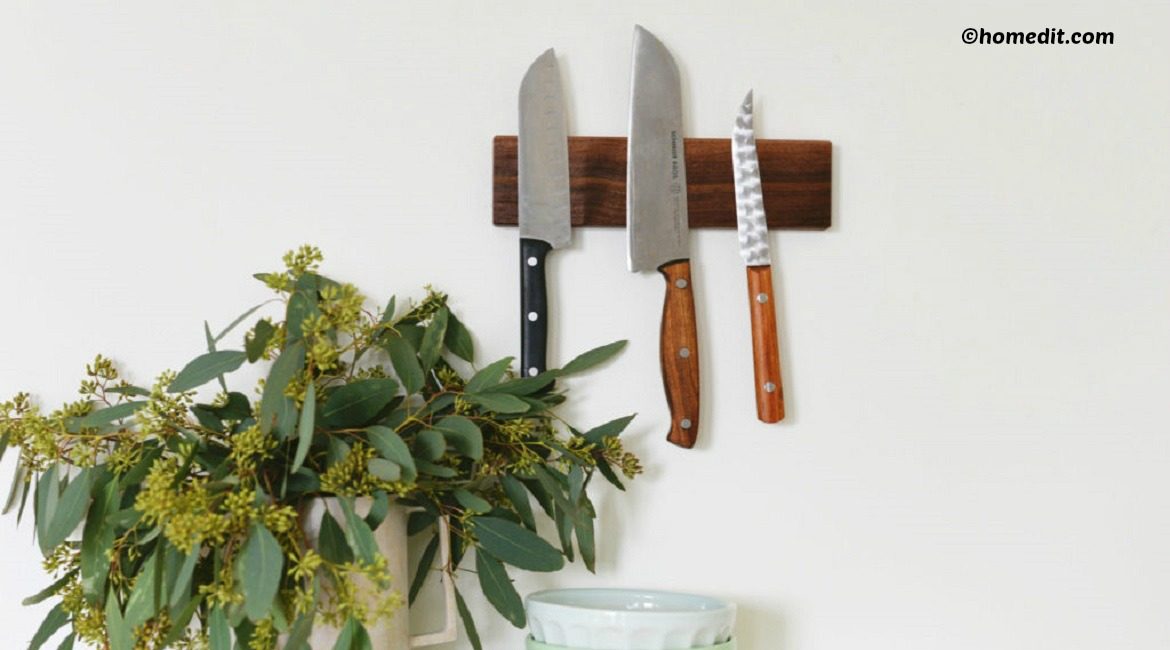 DIY Magnetic Knife Holder Tutorial