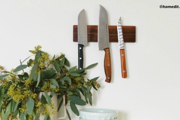 DIY Magnetic Knife Holder Tutorial