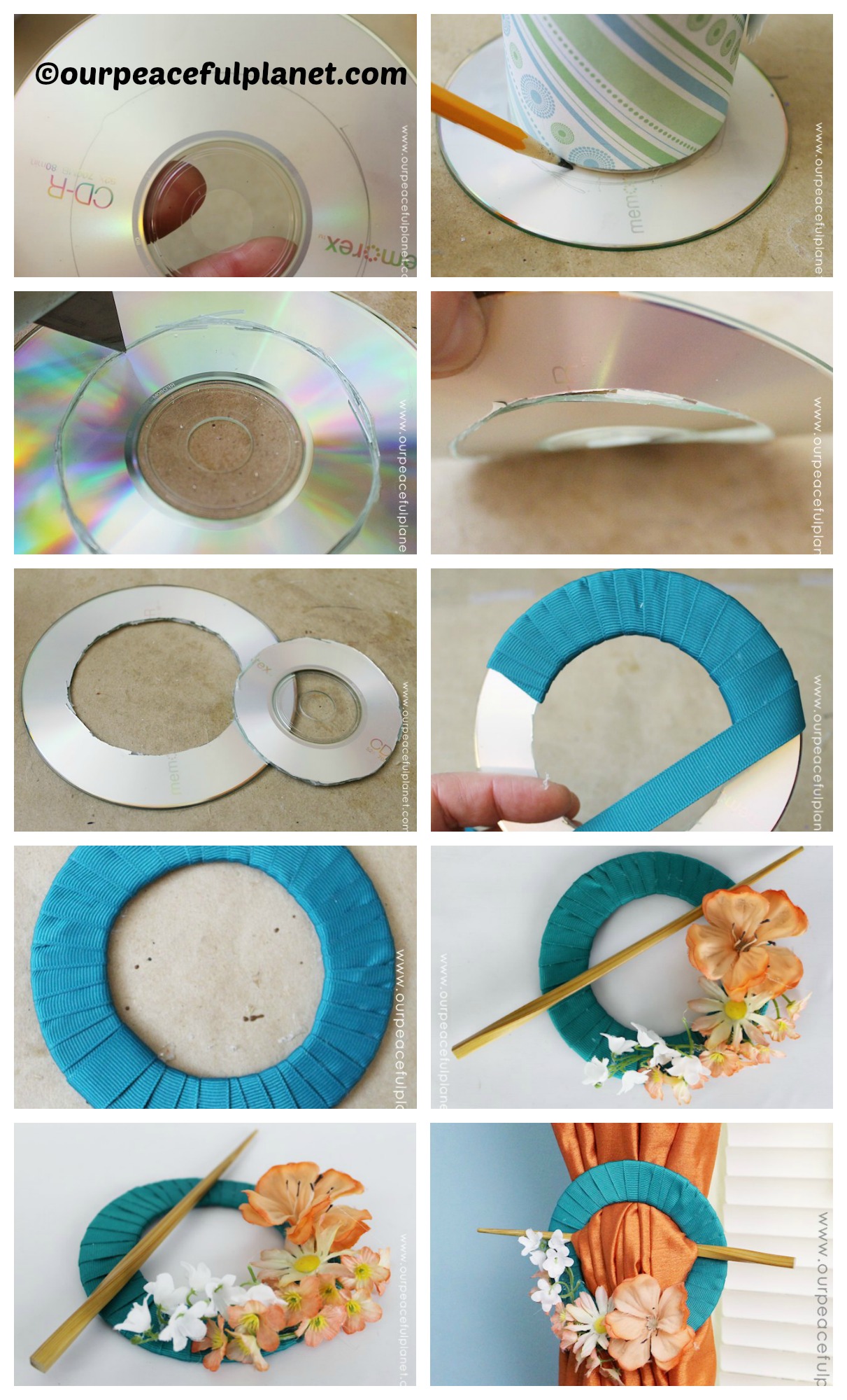 How to make CD Holder Curtains