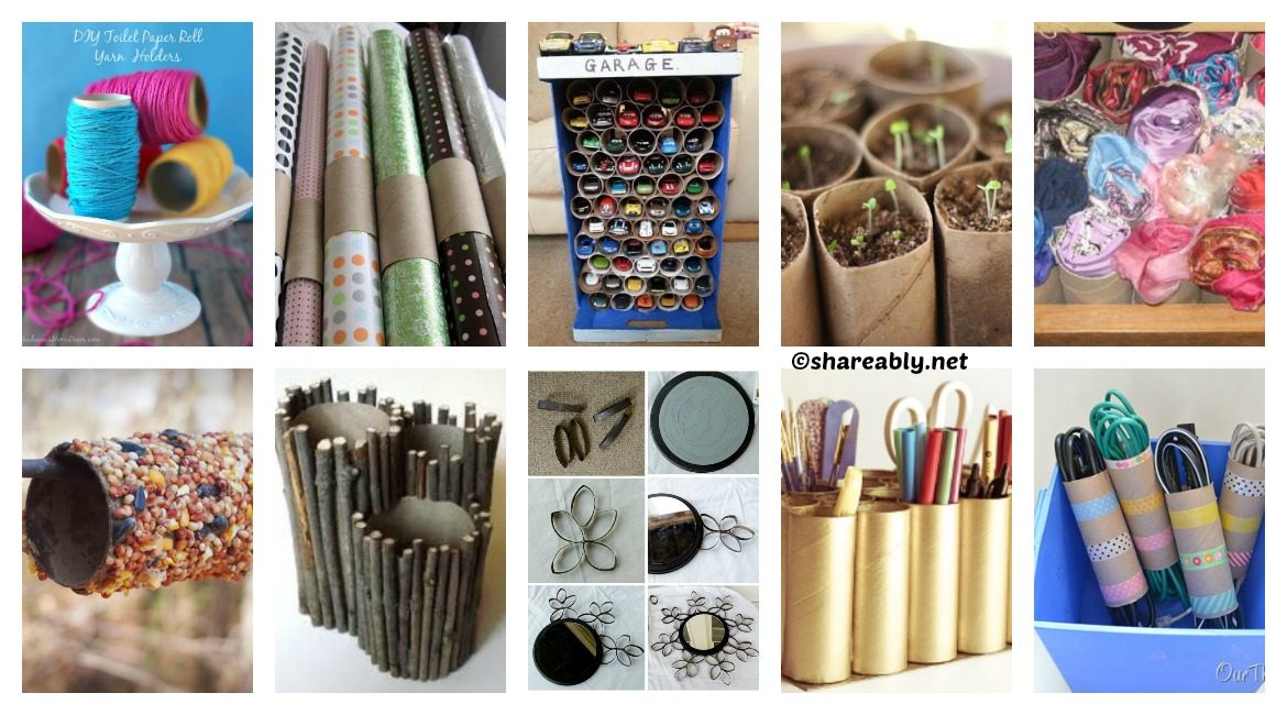 10 ways to resuse paper rolls