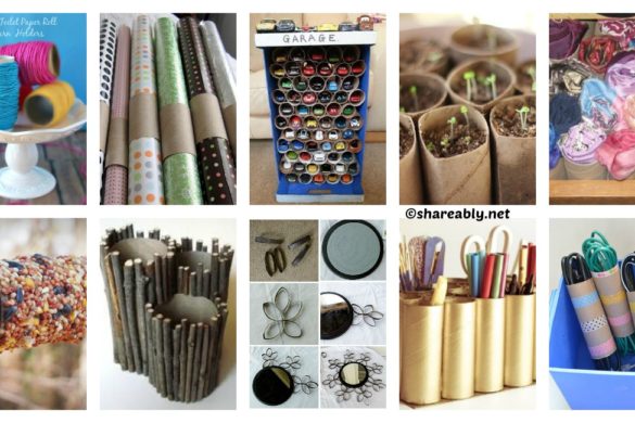 10 ways to resuse paper rolls