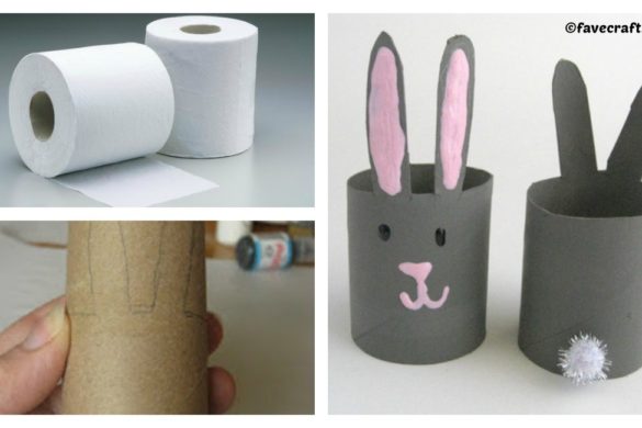 DIY Toilet Paper Roll Napkin Rings Tutorial