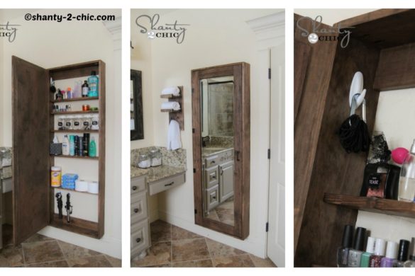 DIY Bathroom Storage Tutorial