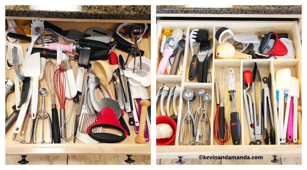 DIY Kitchen Utensil Drawer Organizer Tutorial
