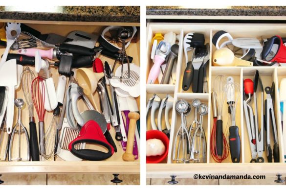 DIY Kitchen Utensil Drawer Organizer Tutorial