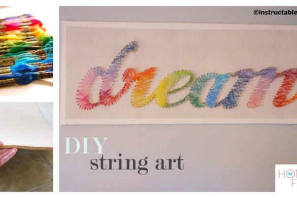 DIY String Wall Art Tutorial