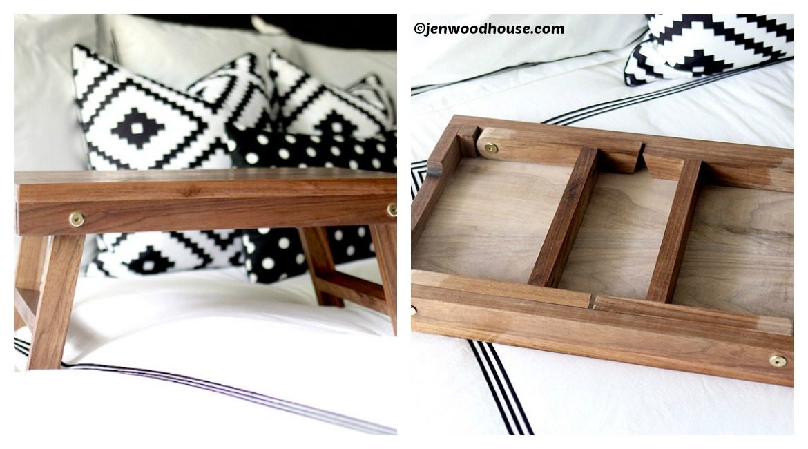 DIY Folding Lap Bed Table Tutorial