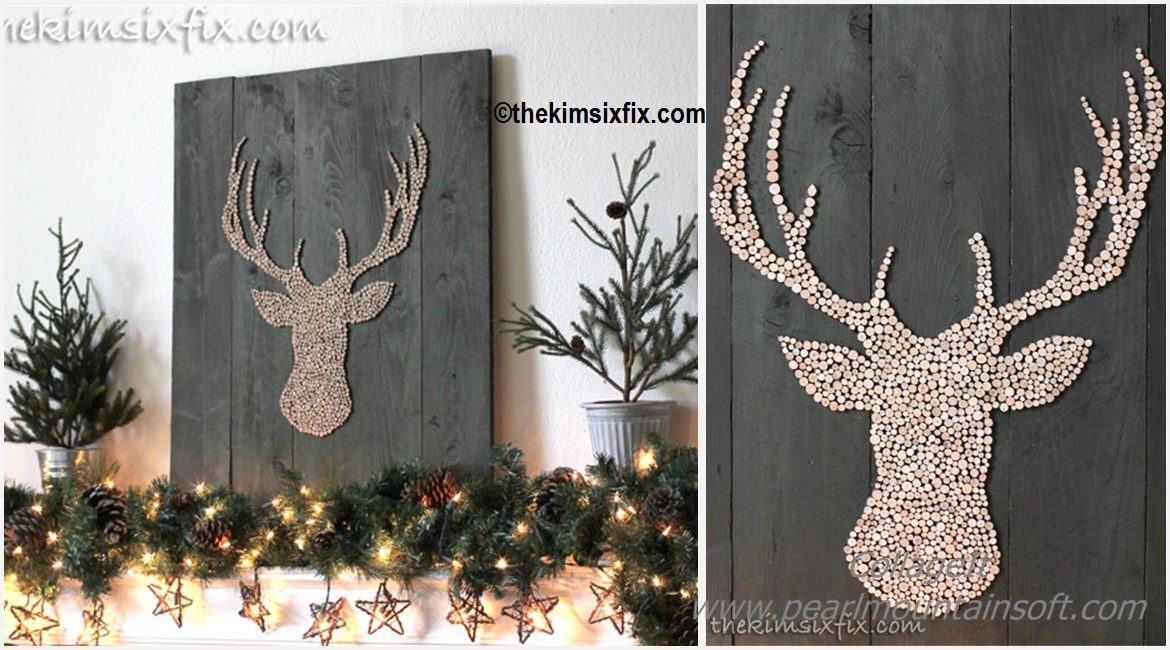 DIY Wood Deer Hear Silhouette Tutorial