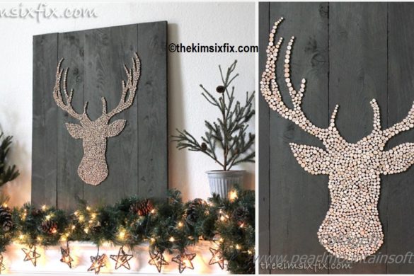 DIY Wood Deer Hear Silhouette Tutorial