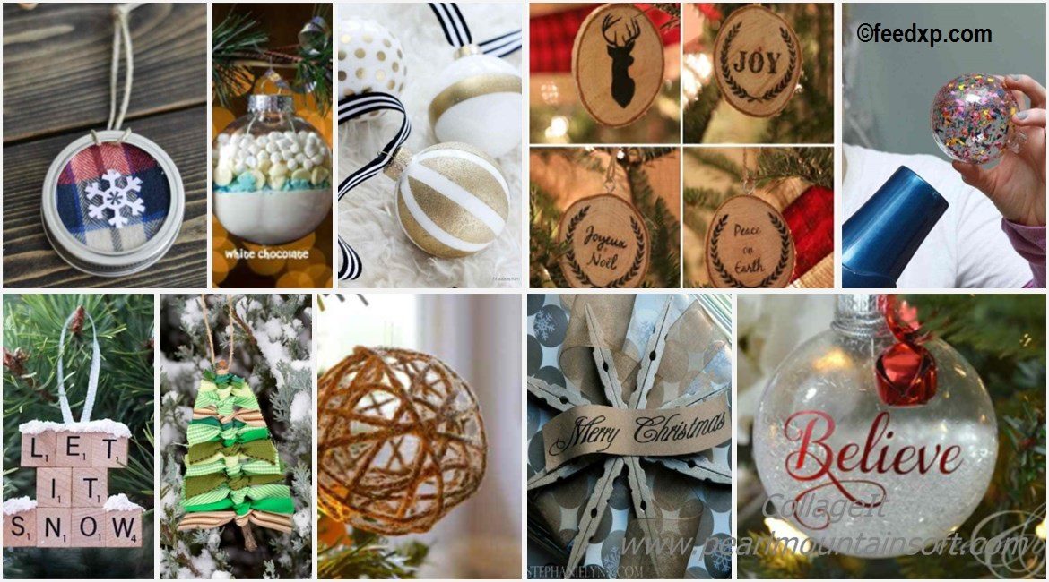 10 Easy Christmas DIY Ornaments