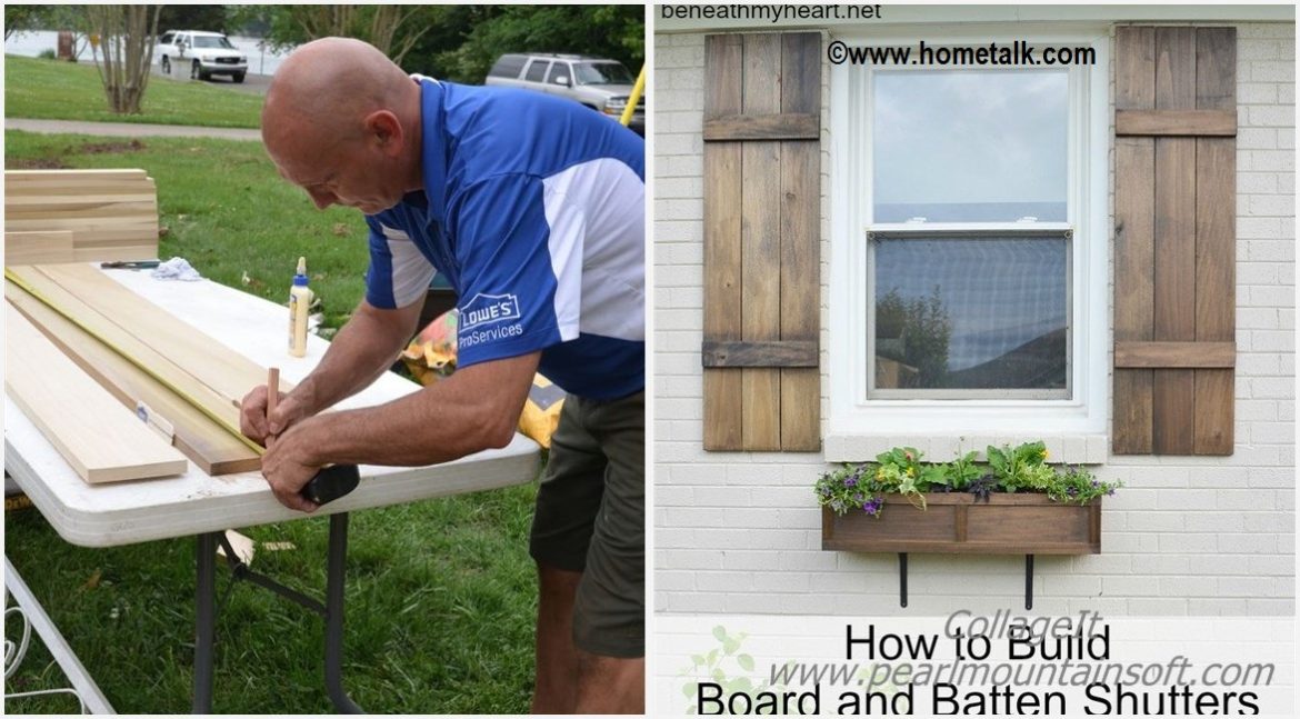 DIY Board and Batten Shutters Tutorial