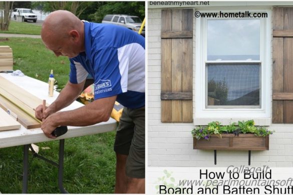 DIY Board and Batten Shutters Tutorial